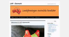 Desktop Screenshot of lap-danmark.dk