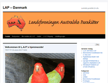 Tablet Screenshot of lap-danmark.dk